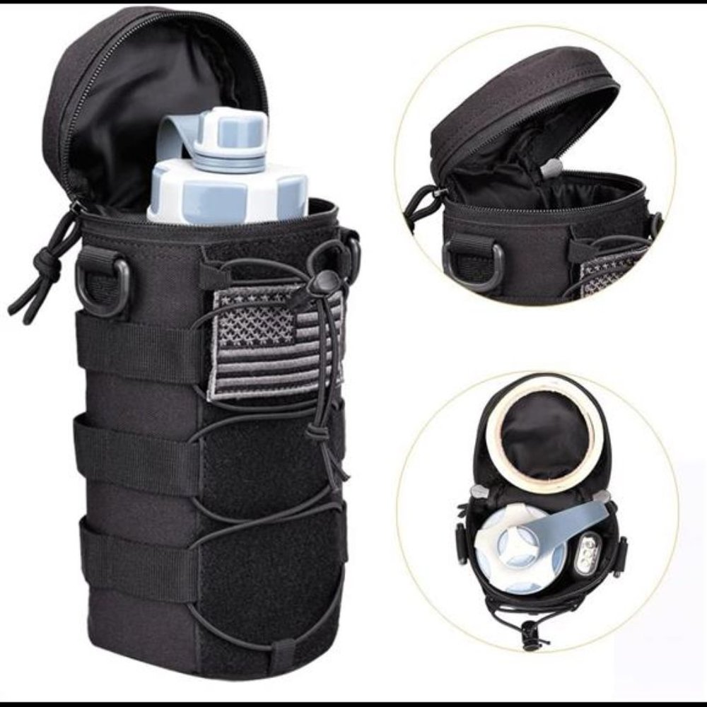 Water Bottle Pouch Molle Tactical Holder Storage Bag for 32oz